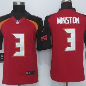 2014 New Nike Tampa Bay Buccaneers 3 Winston Red Limited Jerseys