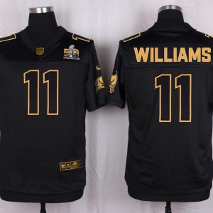 Mens Tampa Bay Buccaneers #11 Williams Pro Line Black Gold Collection Jersey