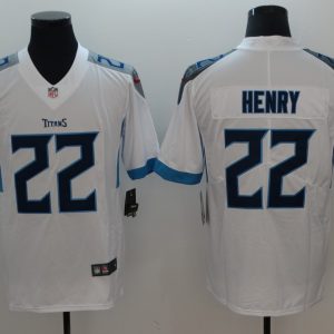 NFL Tennessee Titans 22 Henry White Vapor Limited Jersey