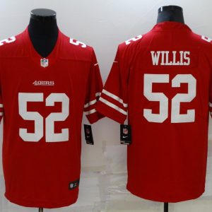 Mens San Francisco 49ers #52 Patrick Willis Red Vapor Untouchable Limited Player Jersey