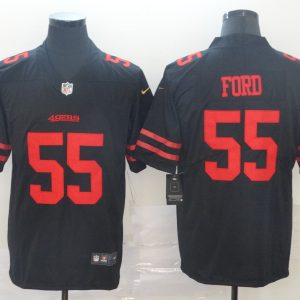 Mens San Francisco 49ers #55 Ford Black Vapor Untouchable Limited Player Jersey
