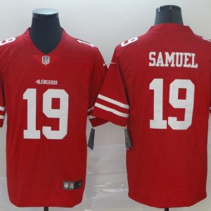 Nike San Francisco 49ers #19 Samuel Red Vapor Untouchable Limited Men's Jersey