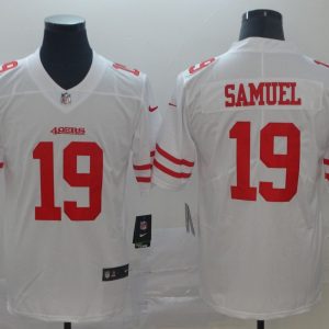 Nike San Francisco 49ers #19 Samuel White Vapor Untouchable Limited Men's Jersey