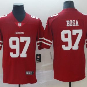 Nike San Francisco 49ers #97 Nick Bosa Red Vapor Untouchable Limited Jersey