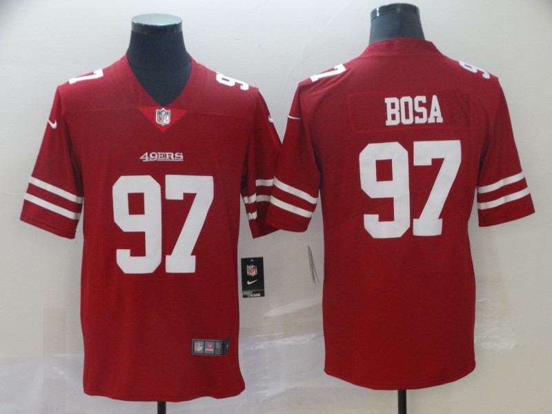 Nike San Francisco 49ers #97 Nick Bosa Red Vapor Untouchable Limited Jersey