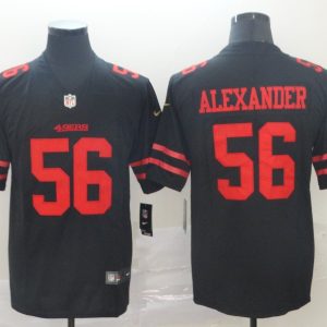 Nike San Francisco 49ers #56 Kwon Alexander Black Vapor Untouchable Limited Jersey