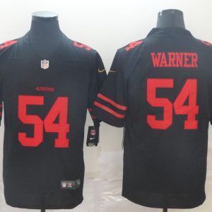 Nike San Francisco 49ers #54 Warner Black Vapor Untouchable Limited Jersey