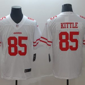 San Francisco 49ers #85 George Kittle Men's White Alternate Limited Vapor Untouchable NFL Jersey