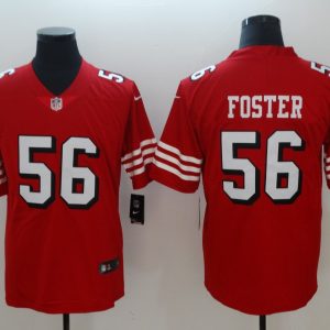 Men's San Francisco 49ers Forster Nike Red Color Rush Vapor Untouchable Limited Player Jersey