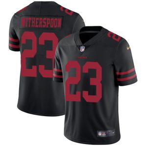 Nike NFL San Francisco 49ers #23 Witherspoon Black Vapor Untouchable Limited Jersey