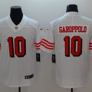 Men's San Francisco 49ers Jimmy Garoppolo Nike White Color Rush Vapor Untouchable Limited Player Jersey