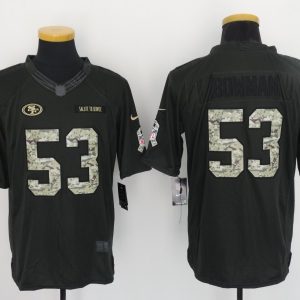 NFL San Francisco 49ers #53 Bowman Salute to Service Limited Jersey