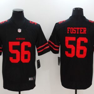 NFL San Francisco 49ers #56 Foster Black Vapor Limited Jersey