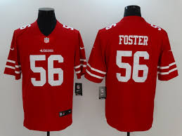 Nike San Francisco 49ers 56 Foster Red Vapor Untouchable Limited Jersey
