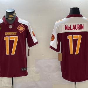 Men's Washington Commanders #17 Terry McLaurin Red 2024 F.U.S.E. Vapor Limited Football