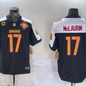 Men's Washington Commanders #17 Terry McLaurin Black 2024 F.U.S.E. Vapor Limited Football
