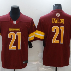 Men's Washington Commanders #21 Sean Taylor 2022 Burgundy Vapor Limited Jersey