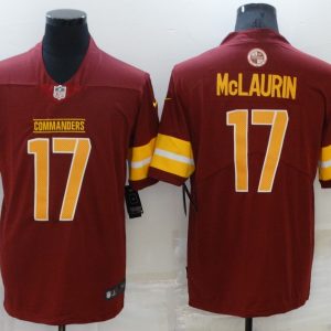 Men's Washington Redskins #17 Terry McLaurin 2022 Burgundy Vapor Limited Jersey