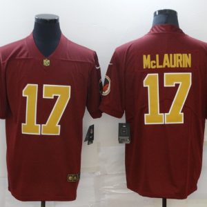 Men's Washington Redskins #17 Terry McLaurin Red Color Rush Limited Jersey
