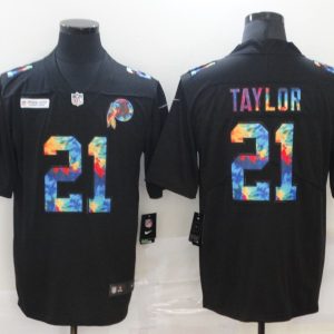 Men's Washington Football Team #21 Sean Taylor 2020 Black Crucial Catch Limited Jersey