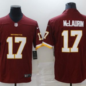 Men's Washington Redskins #17 Terry McLaurin Red Vapor Untouchable Limited Jersey
