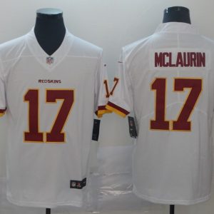 Men's Washington Redskins #17 Terry McLaurin White Vapor Untouchable Limited Jersey