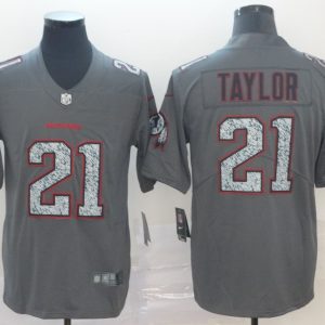 Nike Redskins #21 Sean Taylor Gray Static Vapor Untouchable Limited Men Jersey