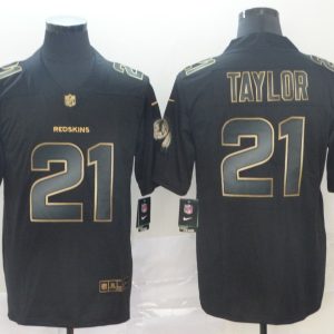 Nike Redskins #21 Sean Taylor Black Gold Vapor Untouchable Limited Men Jersey
