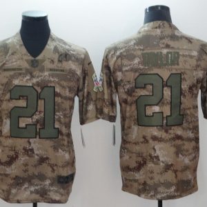 Nike Washington Redskins #21 Taylor Camo Salute to Service Retired Player Limited Jersey