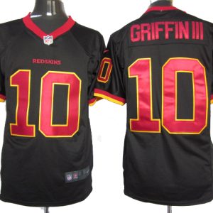 Black Robert Griffin III Jersey, Washington Redskins #10 Nike NFL Game Jersey