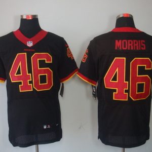 Nike NFL Washington Redskins #46 Morris Black New Jersey