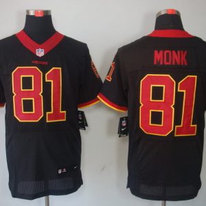 Nike NFL Washington Redskins #81 Monk Black New Jersey