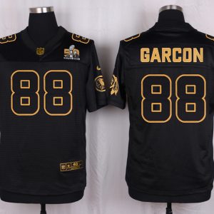 Mens Washington Redskins #88 Garcon Pro Line Black Gold Collection Jersey