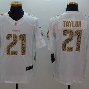 NFL Washington Redskins #21 Taylor White Salute To Service Limited Jersey