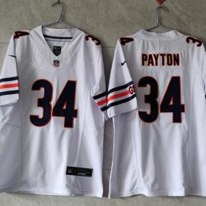 Men's Chicago Bears #34 Walter Payton White 2023 F.U.S.E. Vapor Untouchable Limited Jersey