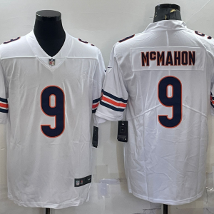 Mens Chicago Bears #9 McMAHON White Vapor Limited Jersey