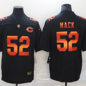 Men's Chicago Bears #52 Khalil Mack 2020 Black Fashion Limited Jersey