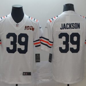 Men's Chicago Bears #39 Jackson White 2019 100th Season Limited Stitched NFL Jersey
