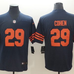 Nike Chicago Bears #29 Cohen Blue with Orange Letters Vapor Untouchable Limited Player Jersey