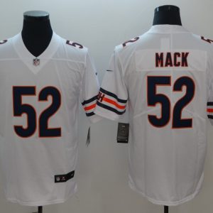 Nike Chicago Bears 52 Khalil Mack White Vapor Untouchable Limited Player Jersey