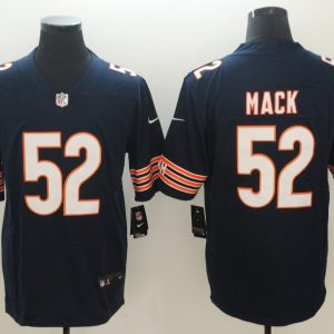 Nike Chicago Bears 52 Khalil Mack Blue Vapor Untouchable Limited Player Jersey