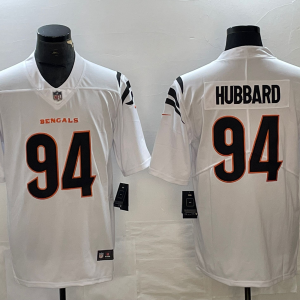 Men's Cincinnati Bengals #94 Sam Hubbard White Vapor Untouchable Limited Jersey