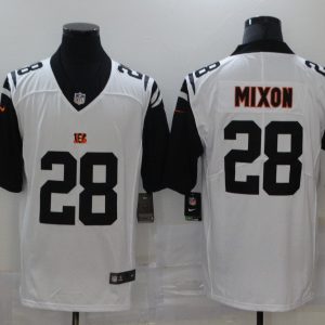 Men's Cincinnati Bengals #28 Mixon Color Rush Limited Jersey