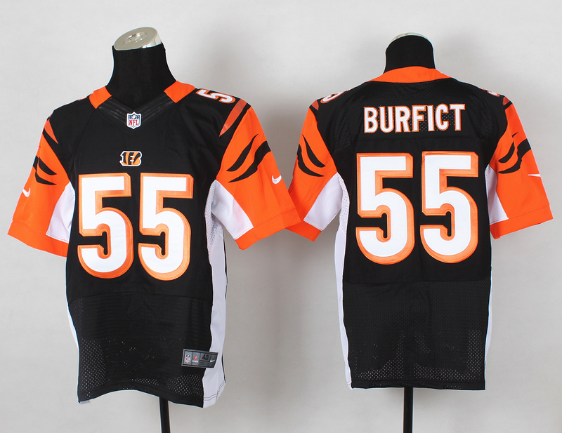 Nike Cincinnati bengals #55 Vontaze Burfict Black Elite Jersey