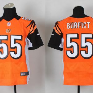 Nike Cincinnati bengals #55 Vontaze Burfict Orange Elite Jersey