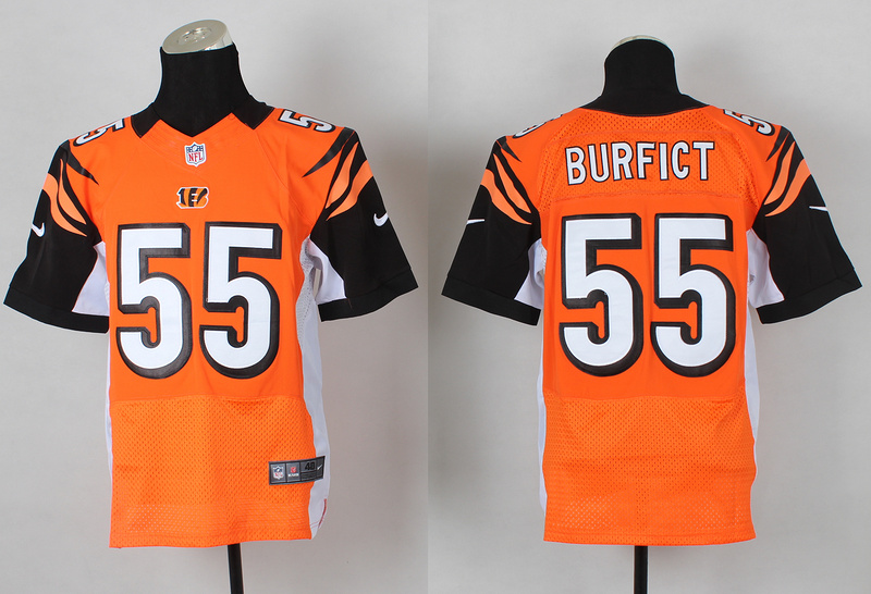 Nike Cincinnati bengals #55 Vontaze Burfict Orange Elite Jersey