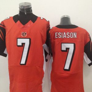 Nike Cincinnati Bengals 7 Esiason Elite Orange Jersey