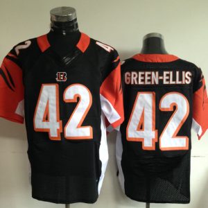 Nike Cincinnati Bengals #42 Green-Ellis Elite Black Jersey