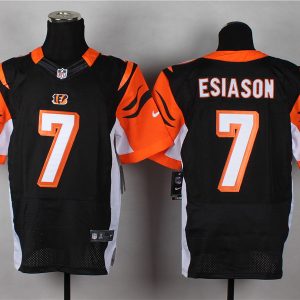 Nike Cincinnati Bengals #7 Esiason Black Elite Jersey
