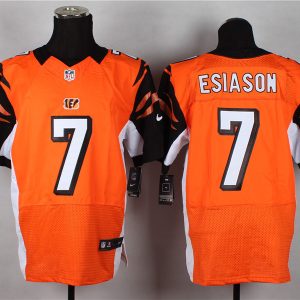 Nike Cincinnati Bengals #7 Esiason Orange Elite Jersey
